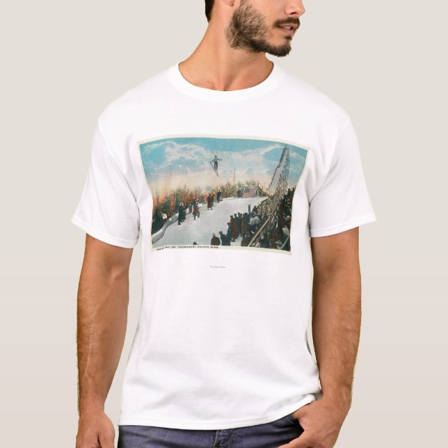 A Ski Tournament Jump T-Shirt (Front)