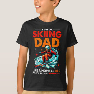 A skiing dad definition much cooler funny father's T-Shirt