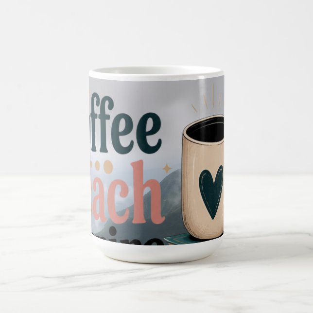 A skilfully designed poster for coffee lovers. mug (Center)