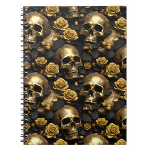A Skull and Roses Series Design 8 Notebook