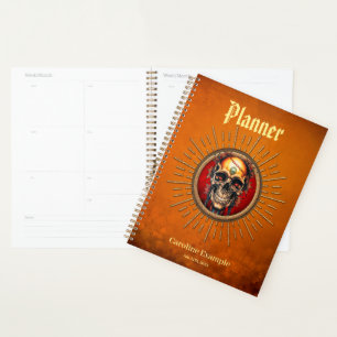A skull  planner