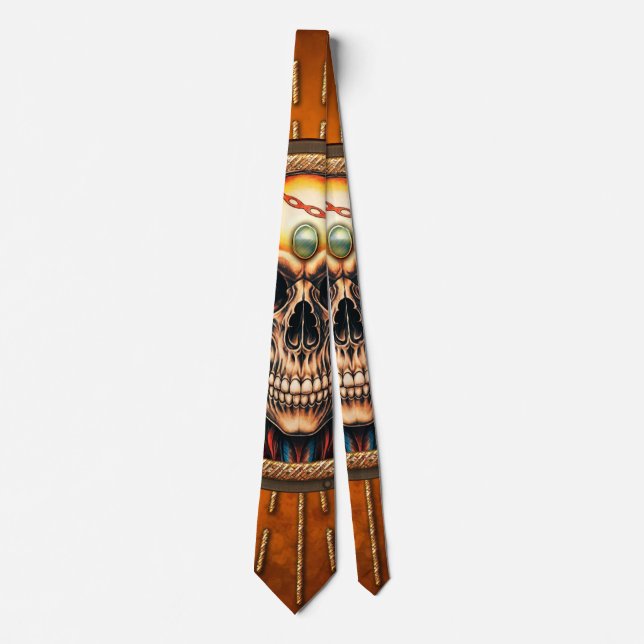 A skull tie (Front)