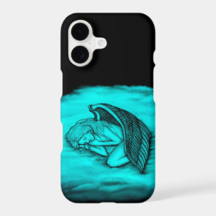 A sleeping Angel , Black and Green Design