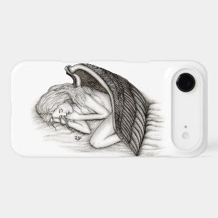A sleeping Angel , black and white