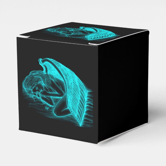 A sleeping Angel Favour Box (Front Side)