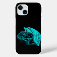 A sleeping Angel in black and green Design