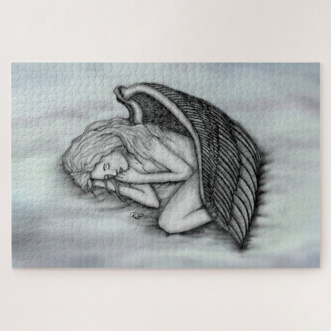 A sleeping Angel Jigsaw Puzzle (Horizontal)