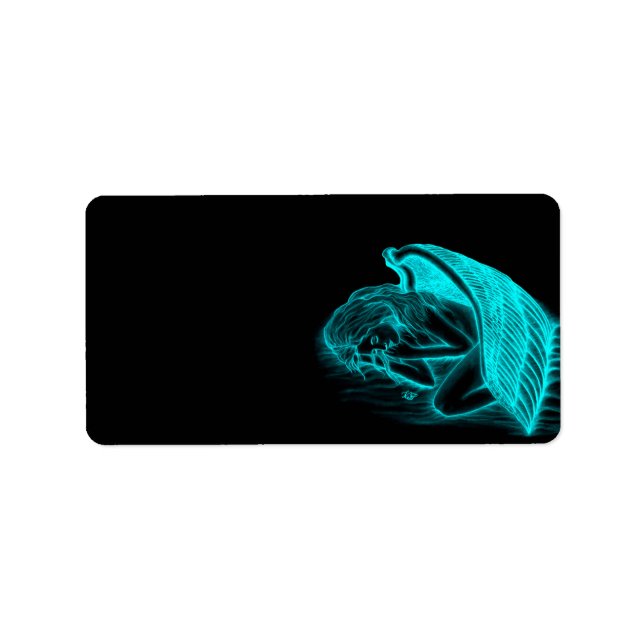 A sleeping Angel Label (Front)