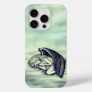 A sleeping Angel on the heavens clouds iPhone 15 Pro Case