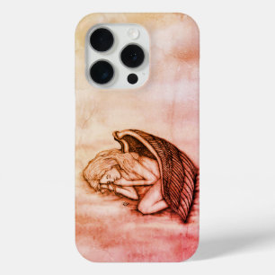 A sleeping Angel on the heavens clouds iPhone 15 Pro Case