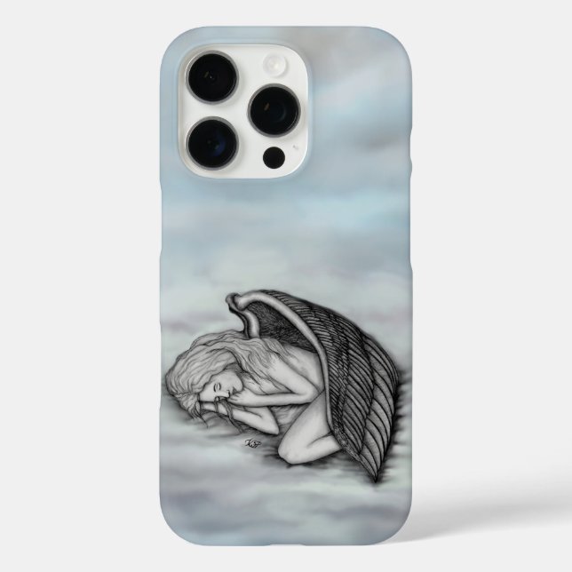 A sleeping Angel on the heavens clouds Case-Mate iPhone Case (Back)