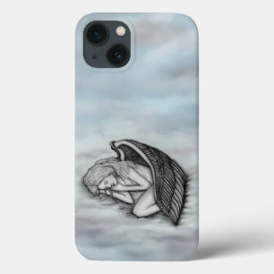 A sleeping Angel on the heavens clouds iPhone 13 Case