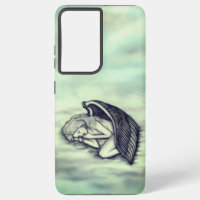 A sleeping Angel on the heavens clouds