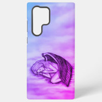 A sleeping Angel on the heavens clouds