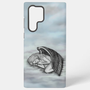 A sleeping Angel on the heavens clouds Samsung Galaxy Case