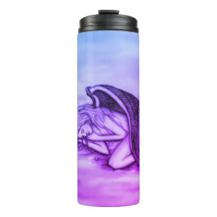 A sleeping Angel on the heavens clouds Thermal Tumbler