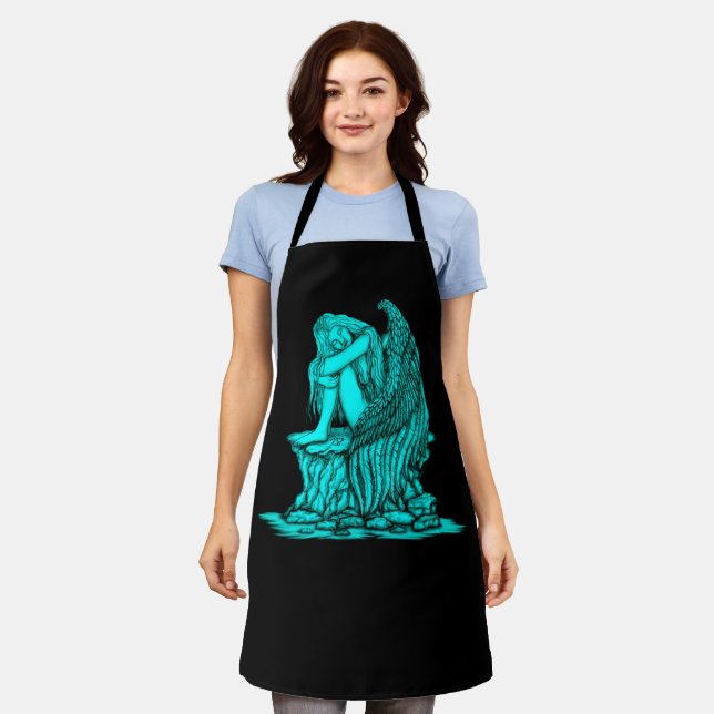 A sleeping Angel on the Stone Apron (Worn)