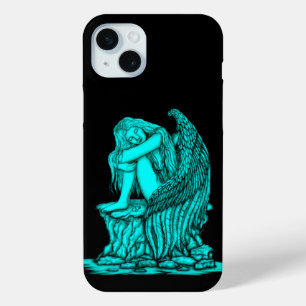 A sleeping Angel on the Stone iPhone 15 Mini Case