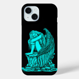 A sleeping Angel on the Stone iPhone 15 Case