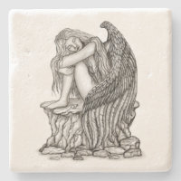 A sleeping Angel on the Stone