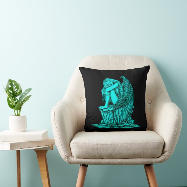 A sleeping Angel on the Stone Cushion (Chair)