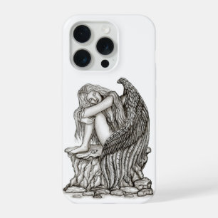 A sleeping Angel on the Stone iPhone 15 Pro Case