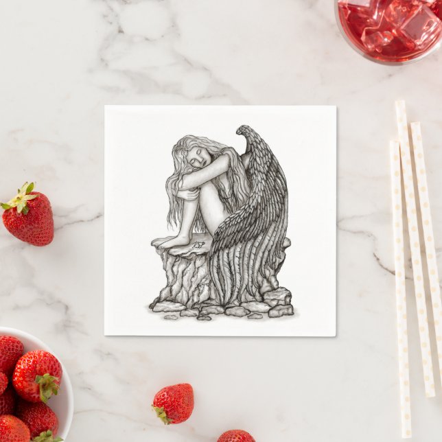 A sleeping Angel on the Stone Napkin (Insitu)