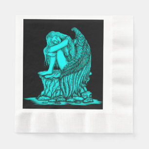 A sleeping Angel on the Stone Napkin