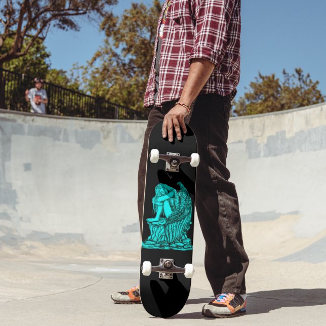 A sleeping Angel on the Stone Skateboard (Outdoor 2)