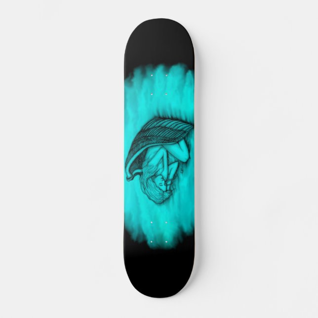 A sleeping Angel Skateboard (Front)
