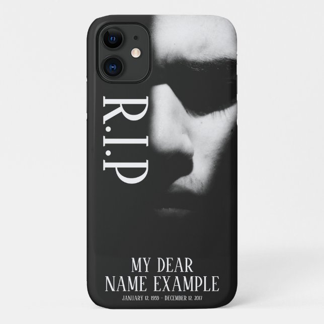 A sleeping face in half shadow Case-Mate iPhone case (Back)