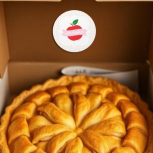 A Slice Of Apple Pie Classic Round Sticker