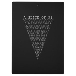 A Slice of Pi Digits Clipboard