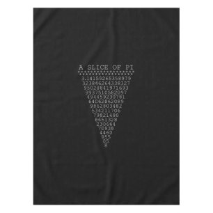 A Slice of Pi Triangle Tablecloth