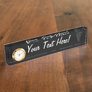 A Slice of Pi Typography Nameplate