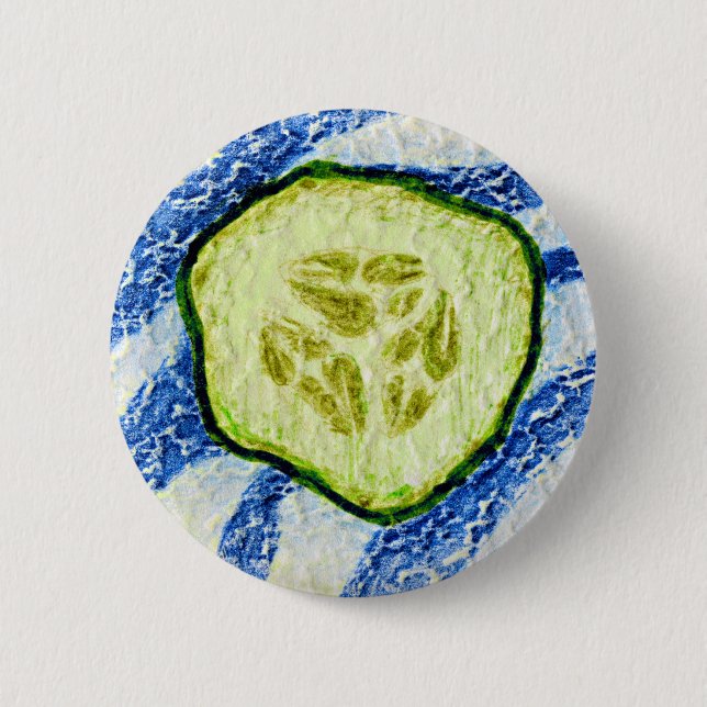 A Slice of Summer 6 Cm Round Badge (Front)