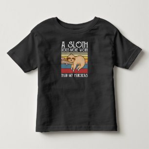A Sloth Does More Work Than My Pancreas, Diabetes  Toddler T-Shirt
