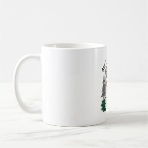 A Sloth For Christmas. Cute, Christmas Sloth With  Coffee Mug