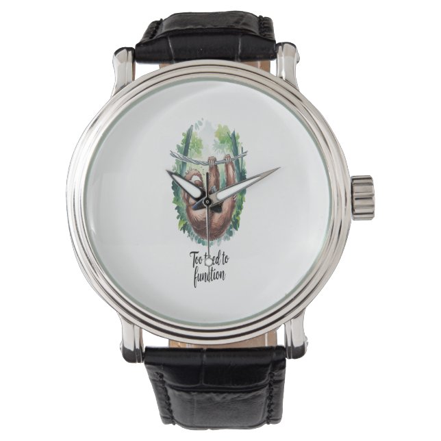 A Sloth Wild Animal Tired Watch (Front)