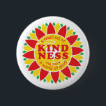 A small act of kindness can make a world of good! 6 cm round badge<br><div class="desc">Inspired by World Kindness Day (Nov 13th) & National Random Acts of Kindness Day (Feb 17th), this is a simple typography design stating that 'a small act of kindness can make a world of good' - and it's true! The design is complemented by the outline of two palms (one giving,...</div>