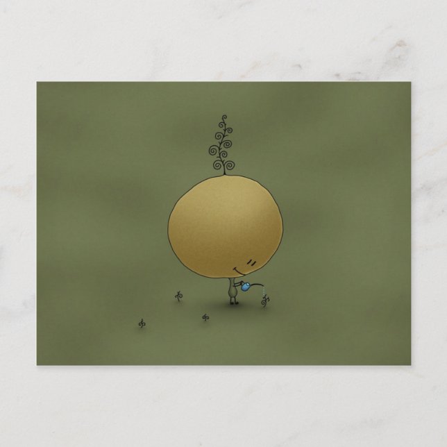 A Small Garden Postcard (Front)