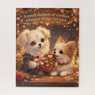 A Small Moment of Comfort – Valentine Jigsaw Puzzl Puzzle