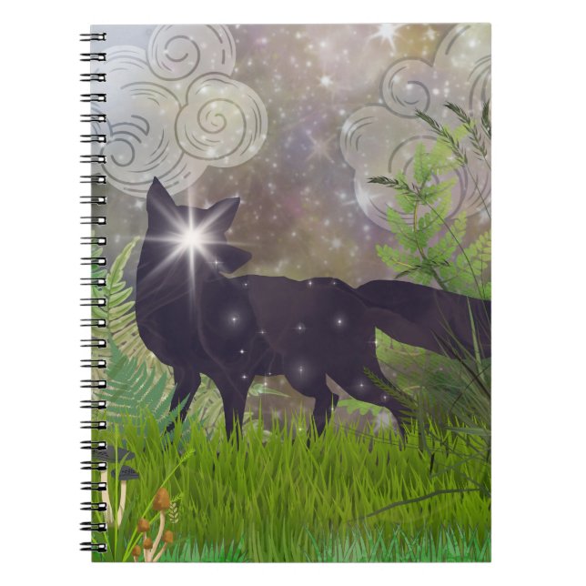 A Smattering of Stars: Celestial Fox notebook (Front)