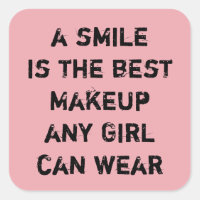A smile is the best Makeup any girl can wear.