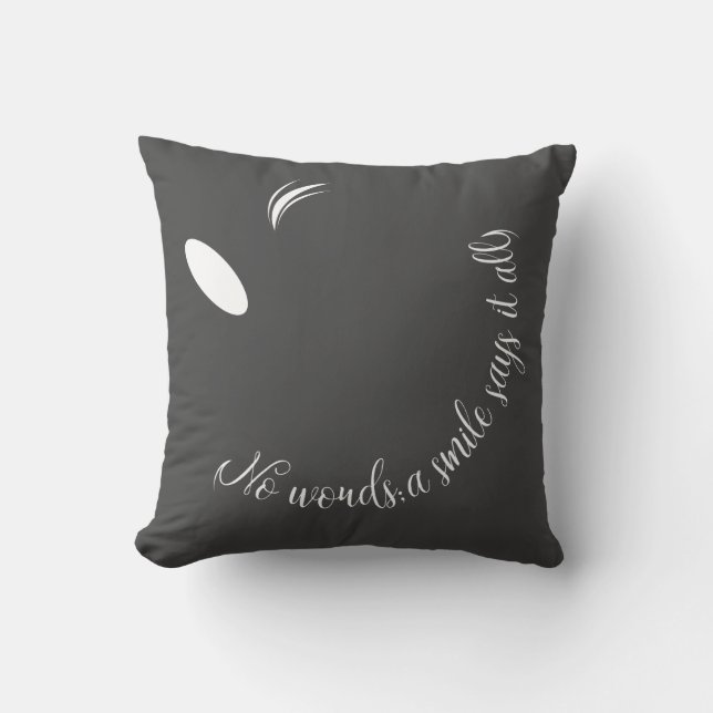 A smile says it all cushion (Front)