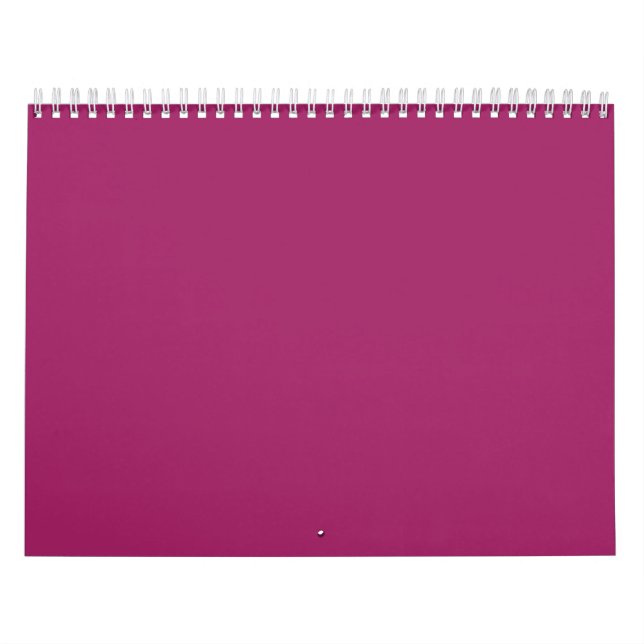 A smooth purple background with a sharp white bord calendar (Cover)