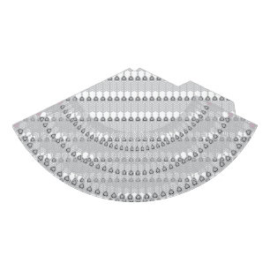 A snow-covered mountain range under a clear blue s party hat