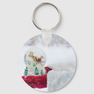 A Snow Globe Key Ring