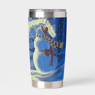 A Snowman Christmas Insulated Tumbler