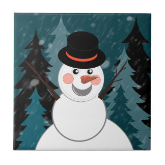 A snowman's life tile